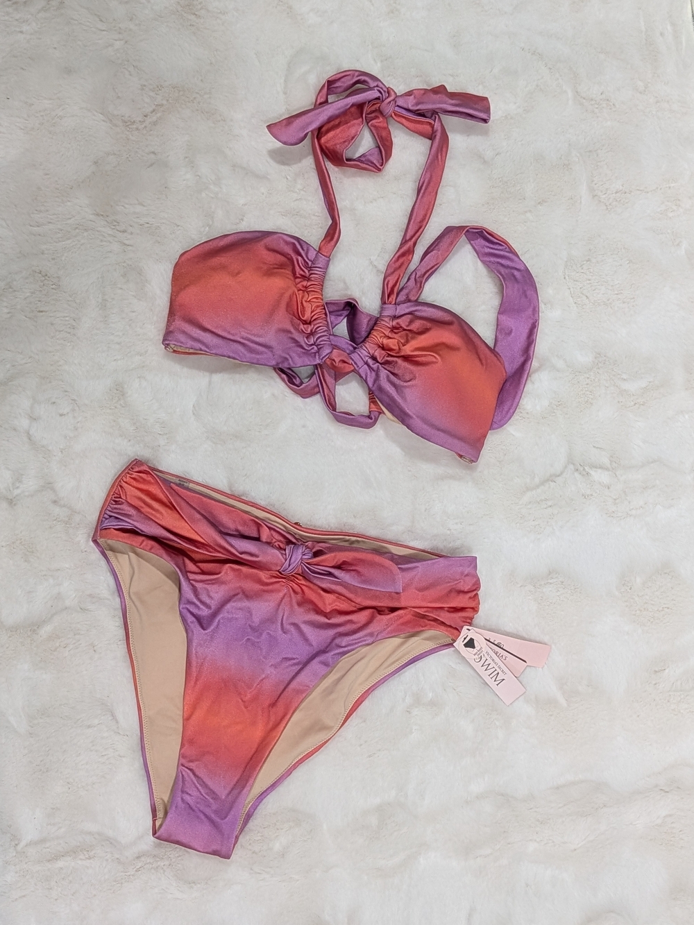 Victoria's Secret Pink & Purple Bikini Set